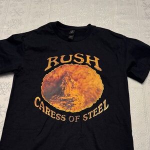 RUSH Caress of Steel Black T-Shirt